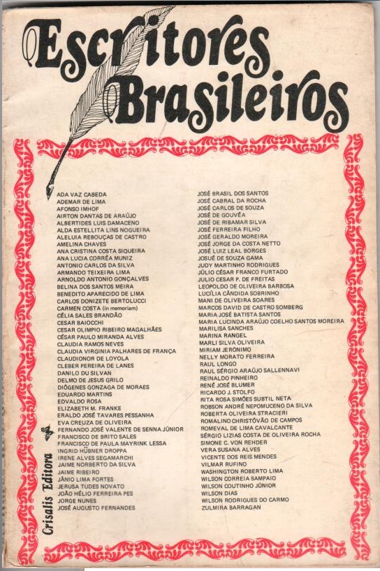 livro Escritores Brasileiros