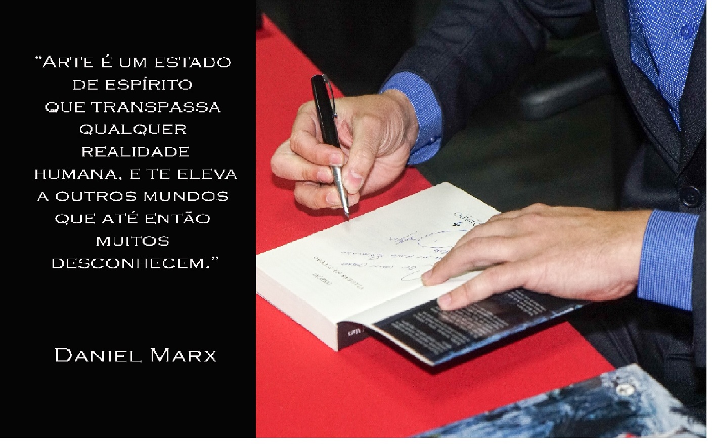 Frase do escritor Daniel Marx