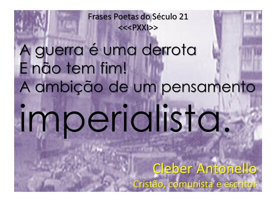 Escritor Cleber Antonello - Imperialista